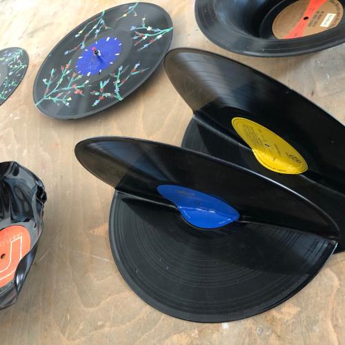 Schallplatten-Upcycling