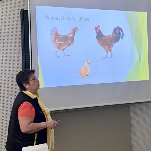 Landwirtschaft macht Schule Huhn