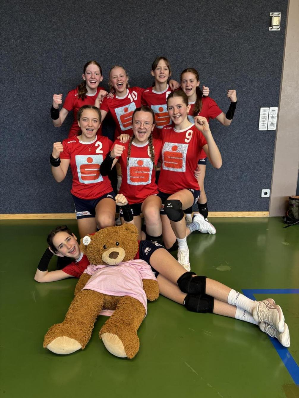 Volleyball Zwischenrunde Jubel